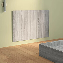 Avis vidaXL Tête de lit Sonoma gris 120x1,5x80 cm Bois d'ingénierie