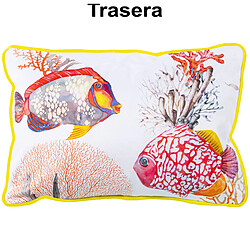 Coussin Alexandra House Living Multicouleur Textile