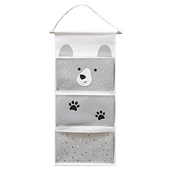 Universal 1 sac suspendu en toile mignon ours mural maison porte murale armoire penderie sac suspendu