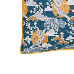 BigBuy Home Coussin Bleu Héron 60 x 10 x 60 cm