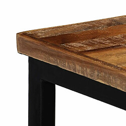 Maison Chic Table console | Meuble d'entrée | Table d'appoint Teck recyclé massif 90 x 30 x 76 cm -GKD82160 pas cher