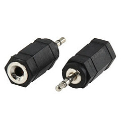 GENERIQUE Adaptateur audio Jack 2.5 mm mâle / 3.5 mm femelle