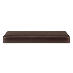 Housse De Protection De Coussin De Siège De Canapé En Cuir PU Imperméable Coffee_3 Seater