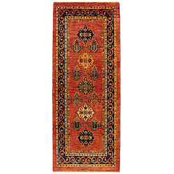 Vidal Tapis de couloir en laine 218x84 orange Kashkuli