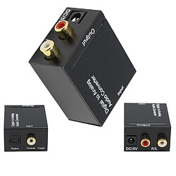 Avis Convertisseur Toslink Coaxial Optique Numérique vers Analogique Adaptateur Audio RCA L - R 3.5mm A640NLLY70621103