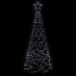 Avis vidaXL Arbre de Noël cône 200 LED Blanc froid 70x180 cm