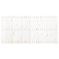 Acheter Maison Chic Tête de lit scandinave pour lit adulte,Meuble de chambre murale Blanc 185x3x90 cm Bois massif de pin -MN93369