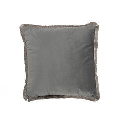 Dansmamaison Coussin Alpha Carre Polyester Gris