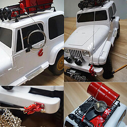 Chaînes de Crochet de Remorquage de Voiture RC avec Manilles pour 1/10 Rock Crawler Truck pas cher