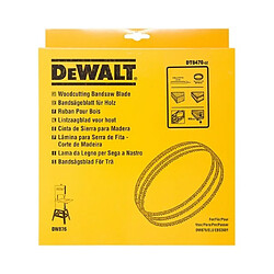 Lame DEWALT 2215 mm pour scie à ruban DW876 - bois agglo. épais - Larg.12 - Pas 1.8 - DT8476