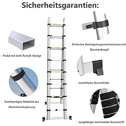 Échelle Télescopique 3.8m