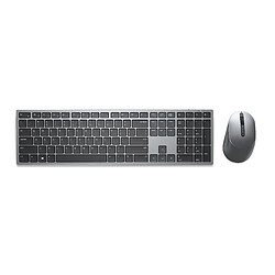 DELL KM7321W clavier RF sans fil + Bluetooth AZERTY Belge Gris, Titane