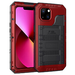 Coque en silicone antichoc, imperméable rouge pour votre iPhone 13 6.1 pouces