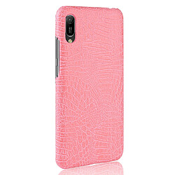 Avis Wewoo Coque PC + PU antichoc en texture de crocodile pour Huawei Y6 Pro 2019 rose