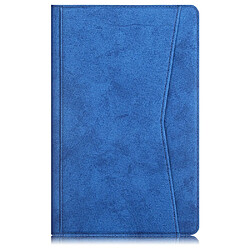 Etui en PU Poche avant avec support bleu pour votre Lenovo Tab P11 Pro TB-J706F/J716