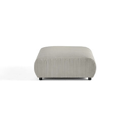 Lisa Design Garance - pouf modulable - en velours côtelé