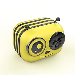 Enceinte Bluetooth WeKids Abeille RMS 5W, BT 5.0, Aux IN, Carte micro SD, batterie rechargeable de 1200mAh