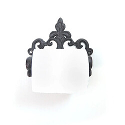 Universal Porte-papier vintage fer forgé créatif style américain crochet étagère entrepôt maison toilettes toilettes déco A30 | Porte-papier (noir)