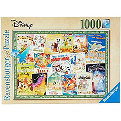 Avis Ravensburger 19874 Disney Vintage Movie Posters Puzzle 1000 piAces pour adultes, chaque piAce est unique, la technologie Softclick signifie que les piAces semboAtent parfaitement