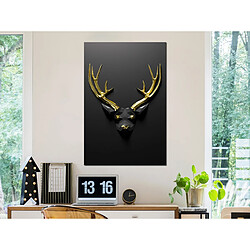 Artgeist Tableau - Golden Antlers (1 Part) Vertical cm