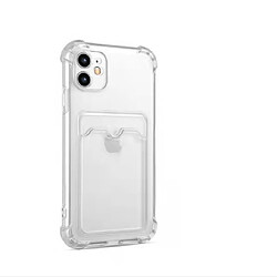 INF Coque pour iPhone 11 avec porte-cartes TPU transparente