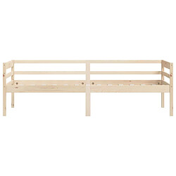 Avis vidaXL Cadre de lit sans matelas bois de pin massif 90x200 cm