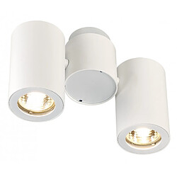 Slv ENOLAB spot double, applique et plafonnier, blanc, 2xGU10, max. 2x50W