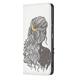 Etui en PU magnétique auto-absorbant avec support fille pour votre Samsung Galaxy A13 4G