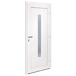 Avis vidaXL Porte d'entrée anthracite 88x200 cm PVC