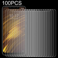 Wewoo Film de verre trempé 100 PCS 0.26mm 9H 2.5D pour Xiaomi POCO F1