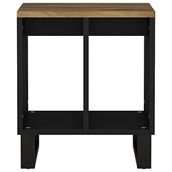 Avis vidaXL Table d'appoint 40x31x46 cm Bois de manguier et d'ingénierie