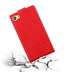 Cadorabo Coque Sony Xperia Z5 COMPACT Etui en Rouge pas cher