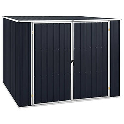 vidaXL Abri de jardin Anthracite 195x198x159 cm Acier galvanisé