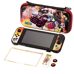 Blade FR-TEC Coque avec Mousse pour Nintendo Switch One Piece Full Pack Dressrosa + Joycon Case + Poignées Antidérapantes + Protecteur d'écran + Étui de Jeux - Différentes Couleurs