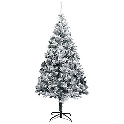 vidaXL Arbre de Noël artificiel pré-éclairé et boules vert 240 cm PVC