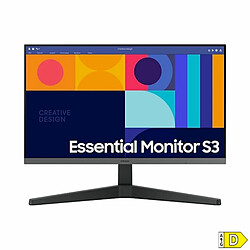 ECRAN 24" SAMSUNG S24C332GAU Noir 1920x1080 IPS 16:9 1ms 250cd/m² 100Hz 1000:1 1xHDMI 1xDisplayport 1xUSB Design épuré et bords ultra-fins Inclinable pas cher