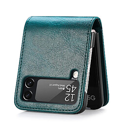 Universal Samsung Galaxy Z Flip 3 Écran de pliage multi-cartes intégré Case de téléphone en cuir PU