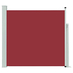 vidaXL Auvent latéral rétractable de patio 170x300 cm Rouge