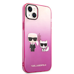 Acheter Karl Lagerfeld Coque arrière rigide pour iPhone 14 Plus - Rose