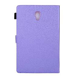 Avis Etui en PU lignes violet avec support et porte-cartes pour votre Samsung Galaxy Tab A 10.5 (2018) SM-T590/SM-T595