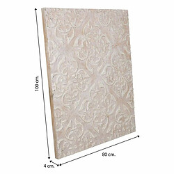 Décoration murale Alexandra House Living Naturel verre Bois MDF 80 x 4 x 100 cm pas cher