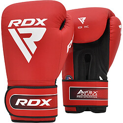 RDX Sports RDX Apex Rouge 16oz Gants De Boxe Sparring/Entraînement Crochet & Boucle Hommes & Femmes Poinçonnage Muay Thai Kickboxing - RDX - BGM-PSA5R-16OZ