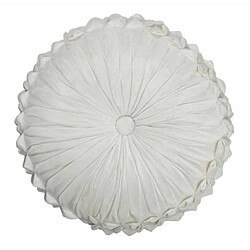 Paris Prix Coussin Rond Design Viva 43cm Blanc