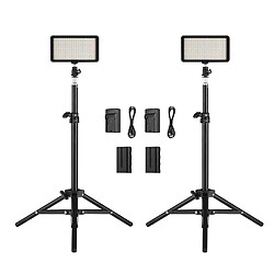 Justgreenbox Kit d'éclairage vidéo LED pour appareils photo reflex numériques ILDC - T3654657595418