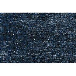 Vidal Tapis de laine 249x152 Bleu Ultra Vintage