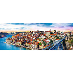 trefl Puzzle Panorama modèle la Ville de Porto au Portugal 500 pièces, 29502, Multicolore