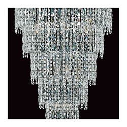 Lumière Chandelier New Chrome 175 Cm