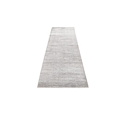 Avis Vidal Tapis de couloir en laine 300x81 gris Darya