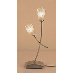 Luminaire Center Lampe de Table Pietra 2 Ampoules G9, laiton antique