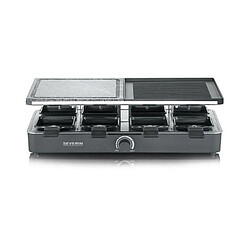 Avis Appareil à raclette 8 personnes 1400w + pierre à griller + gril - 2371 - SEVERIN